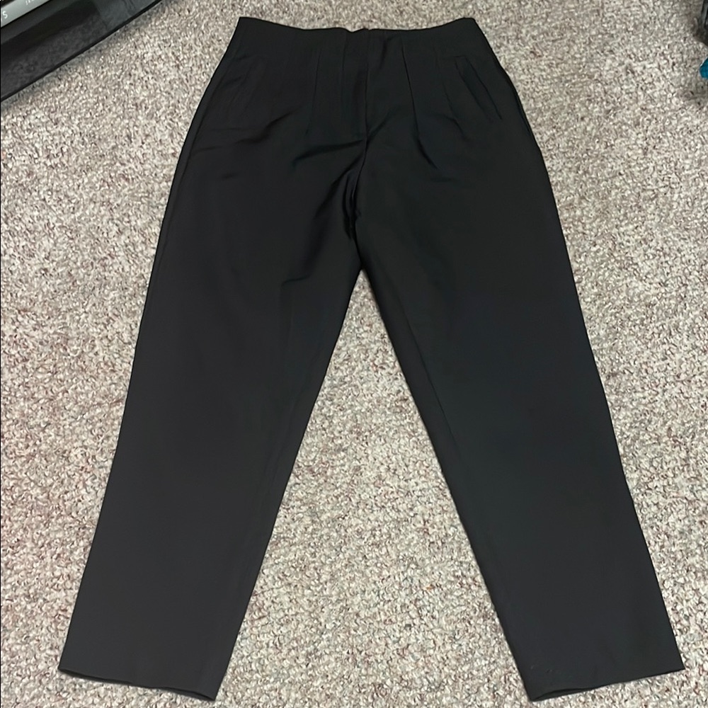 High waisted ankle Black Pants